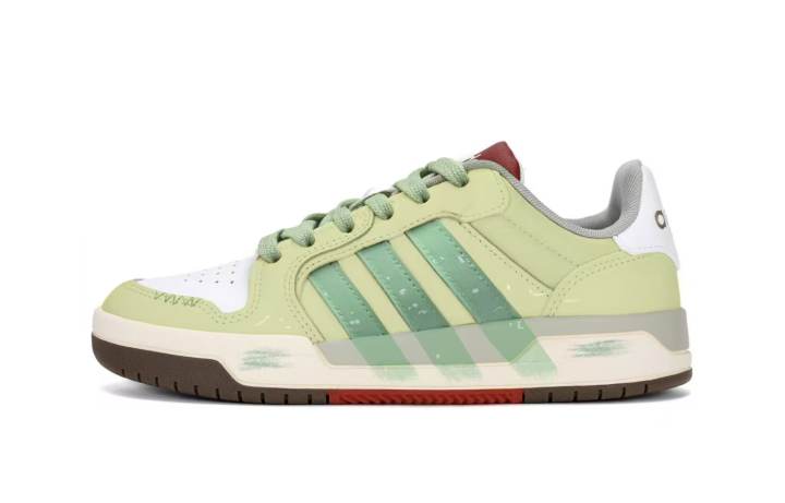 Adidas Adidas ENTRAP Coverage Slip Resistant Abrasion Resistant Low top Skateboard Shoes Unisex Green