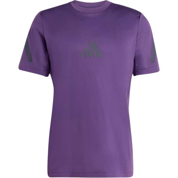Adidas Adidas Z.N.E T Shirts Men's Aurora Plum Crew Neck Moderate