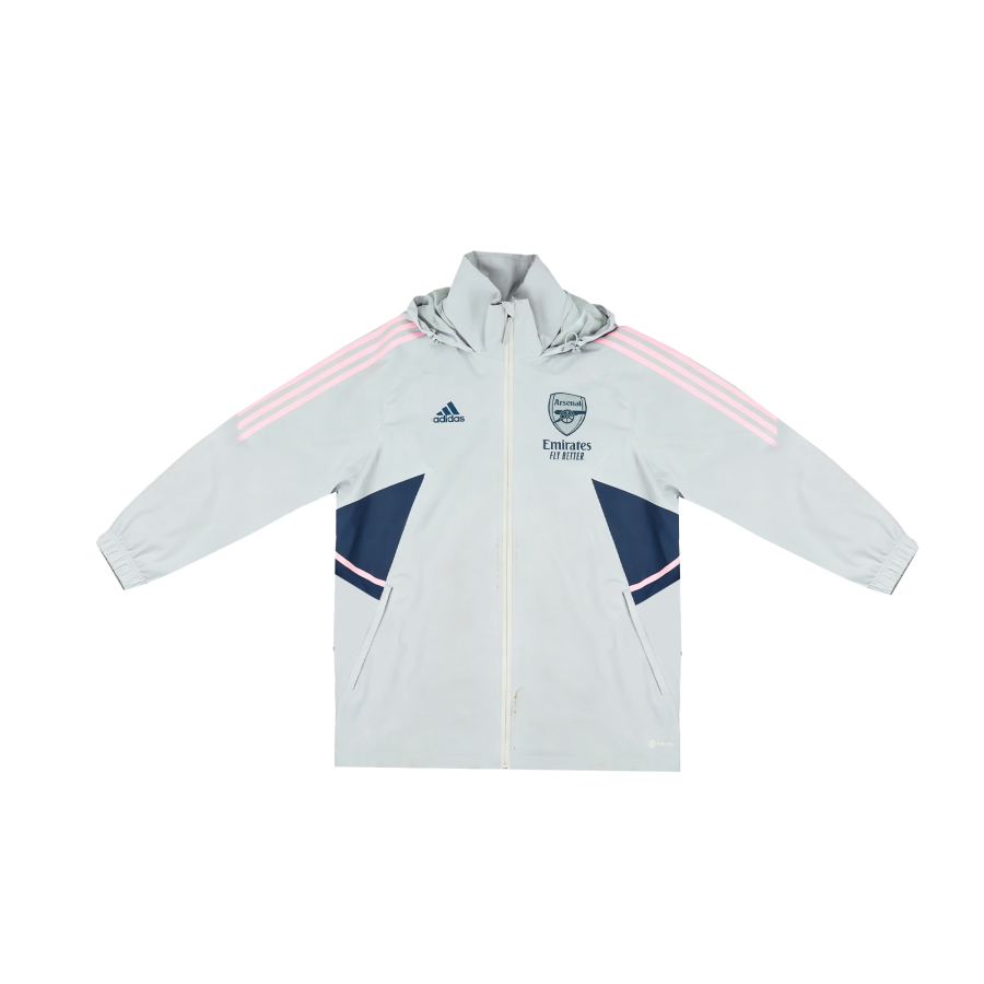 Adidas Adidas Arsenal Jackets Men's Gray Hooded Non Detachable Moderate Other