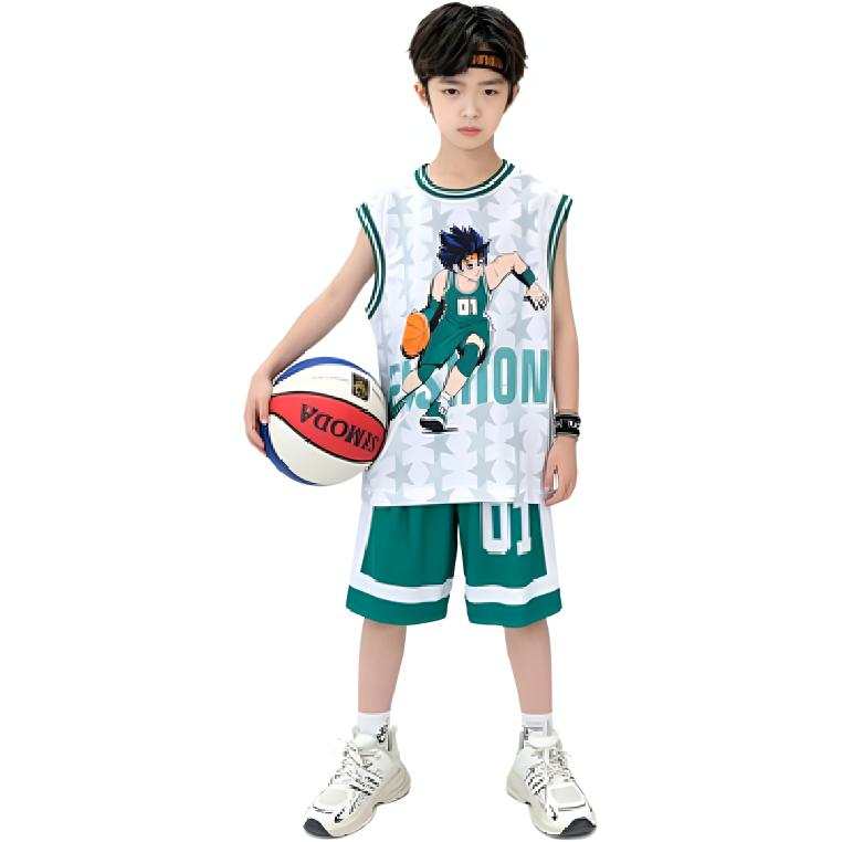 TNTX Kids Casual Sportswear Crew Neck Thin Stretch
