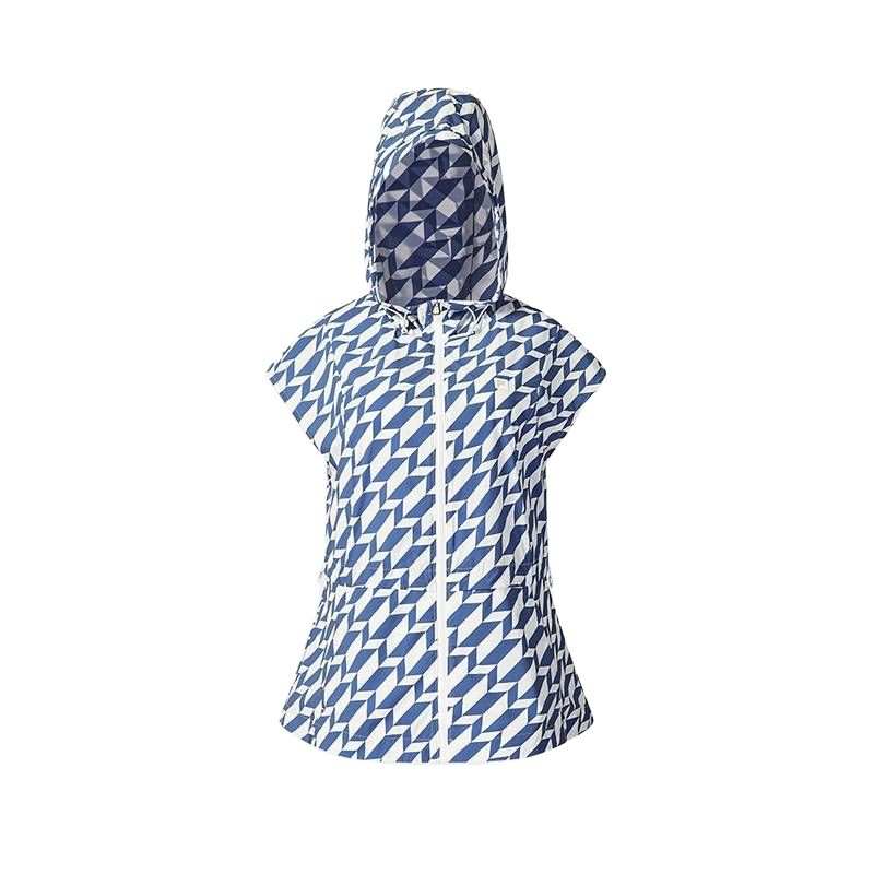FILA Golf Vests Women's Glamor Blue Hooded Non Detachable Moderate Other