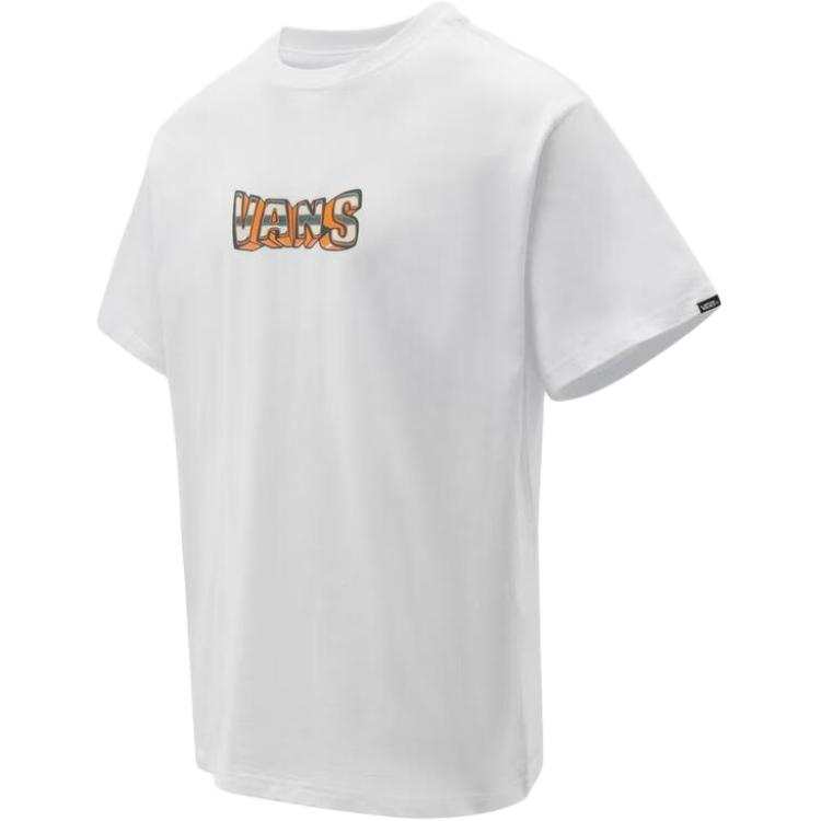 Vans Vans T Shirts Men's White Crew Neck Moderate