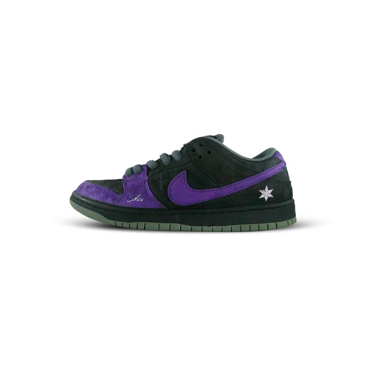 Nike Nike Dunk SB Starry Night Purple Mist Suede Slip Resistant Low top Skateboard Shoes Unisex