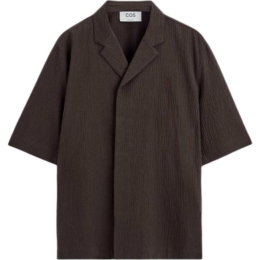 COS COS Shirts Men's Dark Brown Moderate