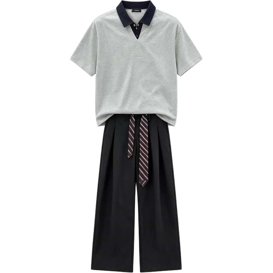 Lnga Landgre Casual Sportswear Men's Polo Collar Moderate