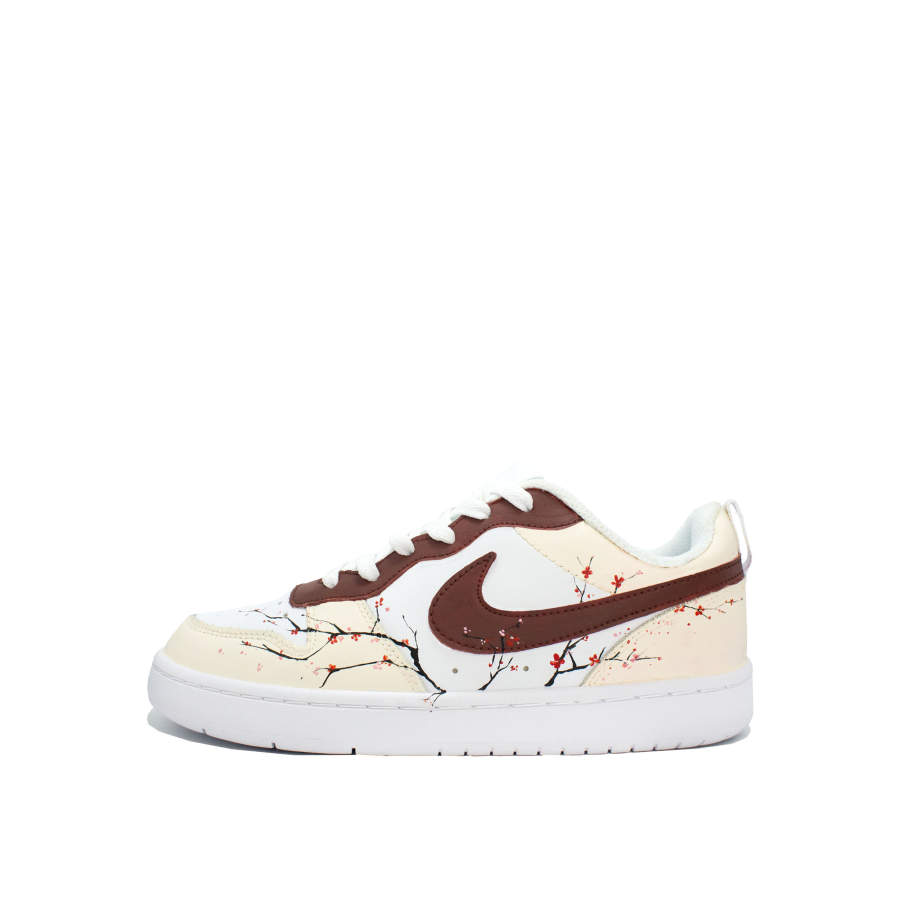 Nike Nike Court Borough Ink Dyed Plum Branch, Noble Endeavor, Good Looking, Fresh, Natural, Comfortable Leather Individual