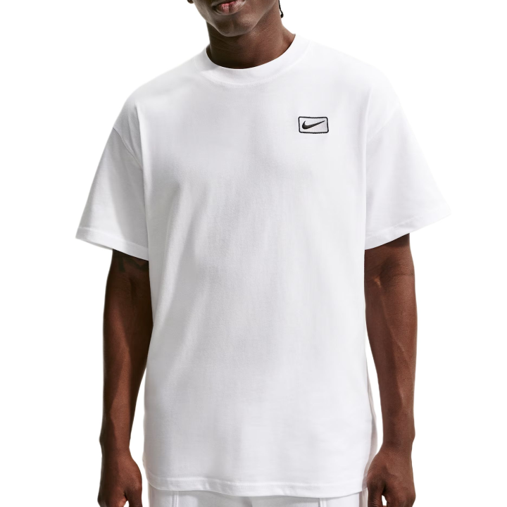 Nike Nike T Shirts Men's White/Pure Platinum Crew Neck Moderate