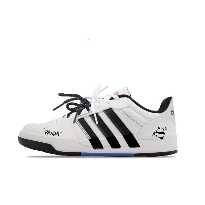 Adidas Adidas Slip Resistant Low top Skateboard Shoes Unisex Black White Blue
