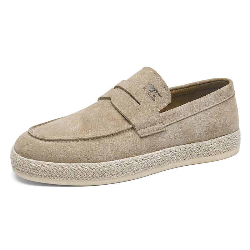 SEPTWOLVES Vintage Suede Old Money Style Loafers Men's