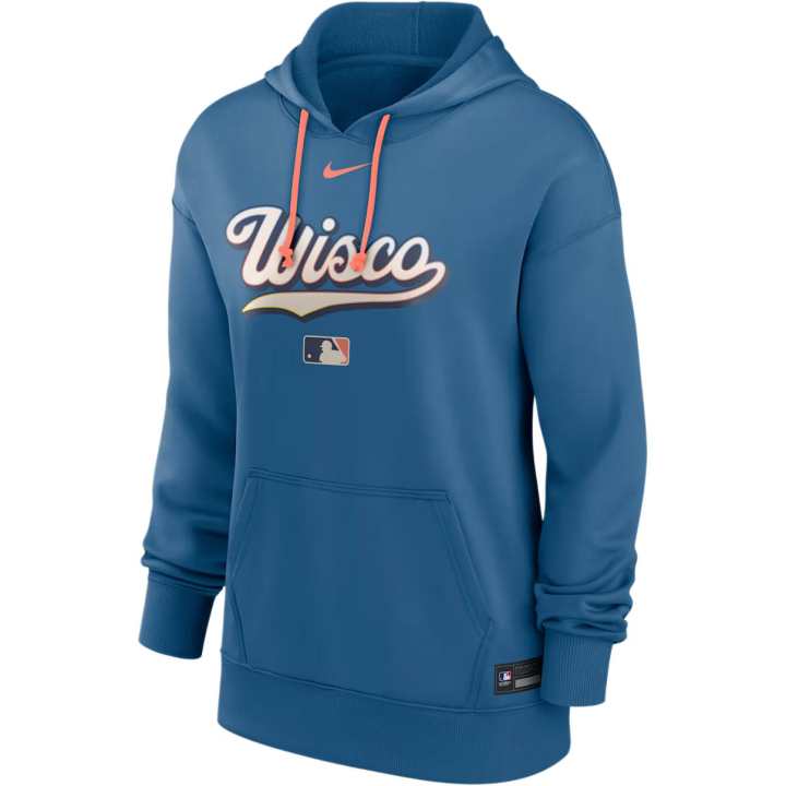 Nike Nike Milwaukee Brewers Authentic Collection City Connect Women's Nike Therma Mlb Pullover Hoodie