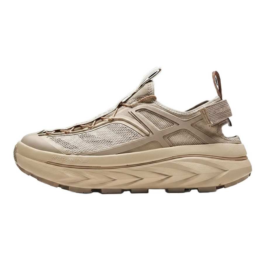 Anta Champion Pioneer Slip Resistant And Breathable Height Increasing River Trekking Shoes Women's Latte Khaki