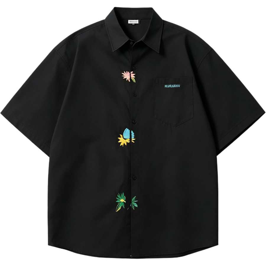 Lnga Landgre Shirts Men's Lapel Thin Other