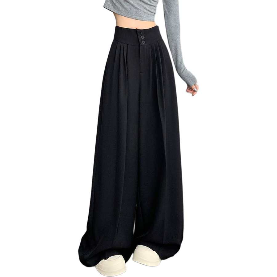 JBBCN Casual Pants Women's Moderate Wide Leg Pants