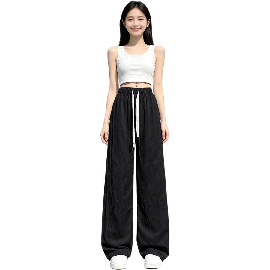 JBBCN Casual Pants Women's Moderate Wide Leg Pants