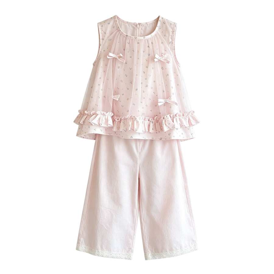 Lanza Casual Sportswear 2 Piece Set Pink Kids'