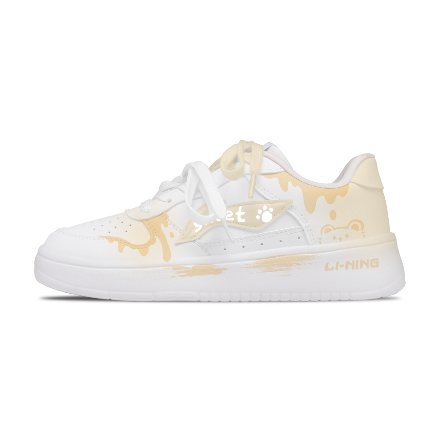 Li-Ning Li Ning Floating Boat Skateboard Shoes Women's Low Top Yellow