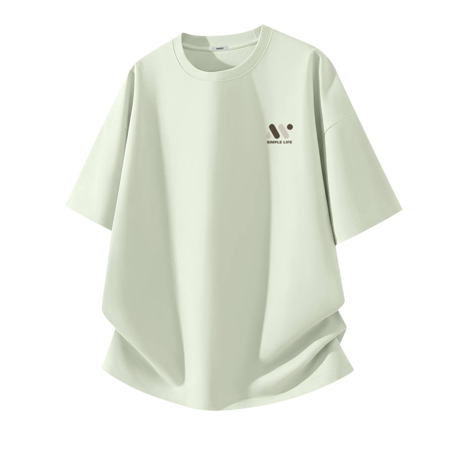 MINISO T Shirts Unisex Crew Neck Moderate Heavyweight