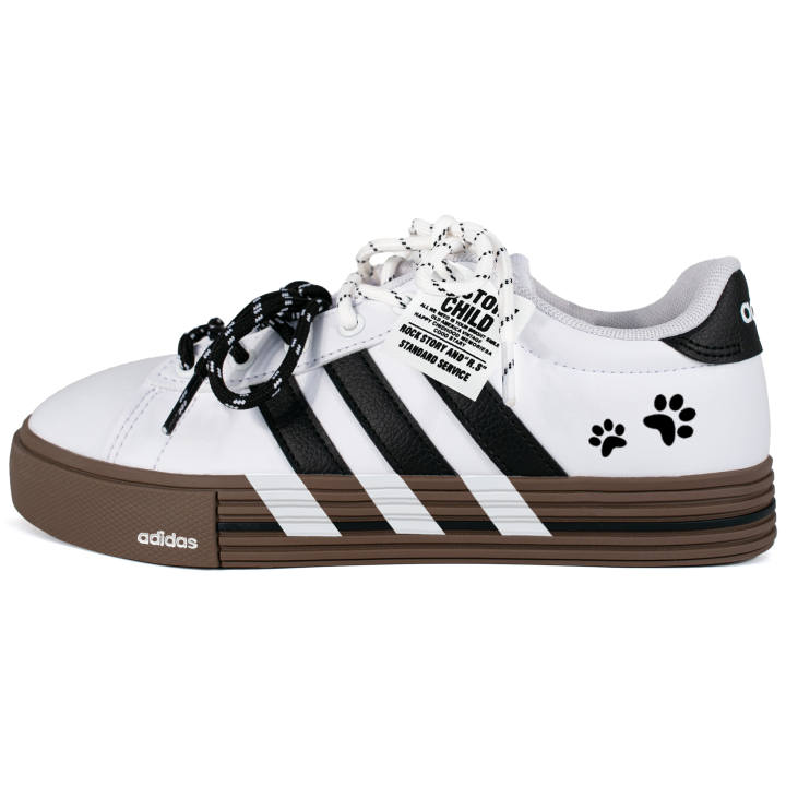 Adidas Adidas Daily 4.0 Wanderlust Journal Synthetic Leather Slip Resistant Abrasion Resistant Low top Skateboard Shoes Unisex