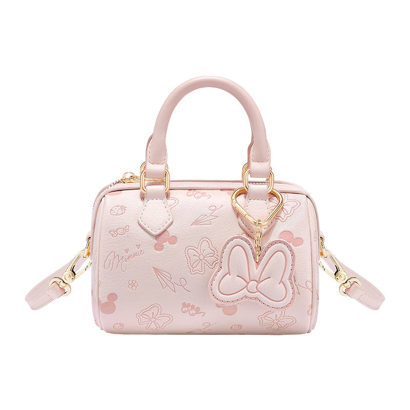 Disney Pu Handbag Regular Women's Ice Strawberry/Cream Yellow