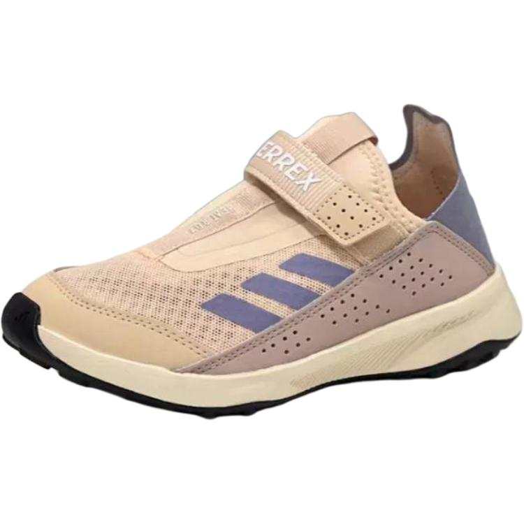 Adidas Adidas VOYAGER 21 Cushioning Abrasion Resistant Breathable Low top Outdoor Shoes Purple Kids'