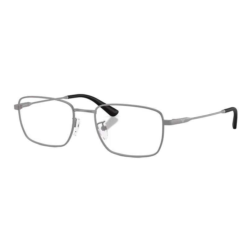 EMPORIO ARMANI Titanium Alloy Square Prescription Glasses Unisex Matte Copper