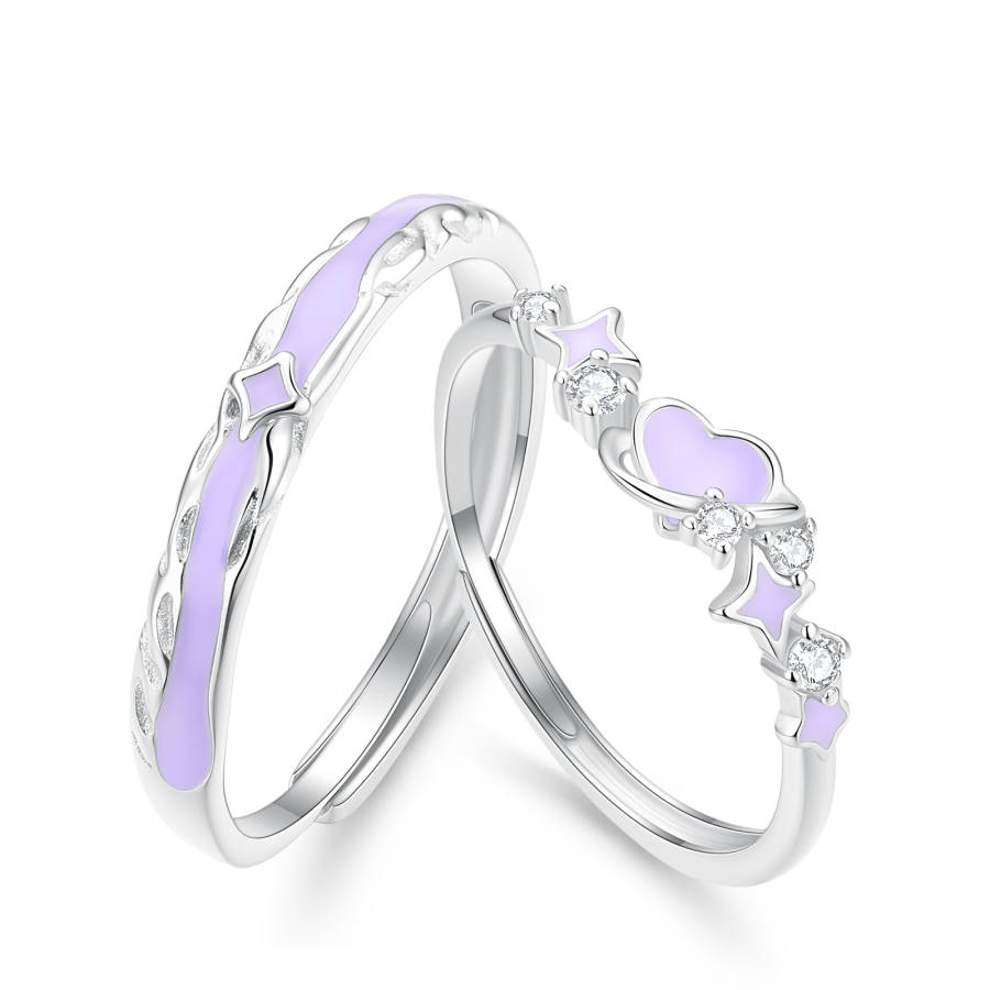 Barbie Barbie Artificial Crystal, Dripping Glaze Rings Unisex