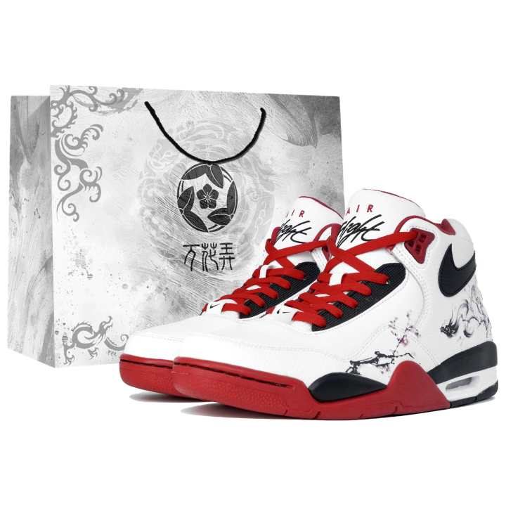 Nike Nike Flight Legacy Kaleidoscope Dance, Plum Blossom Dragon Dance, Shopping Bag Slip Resistant Abrasion Resistant