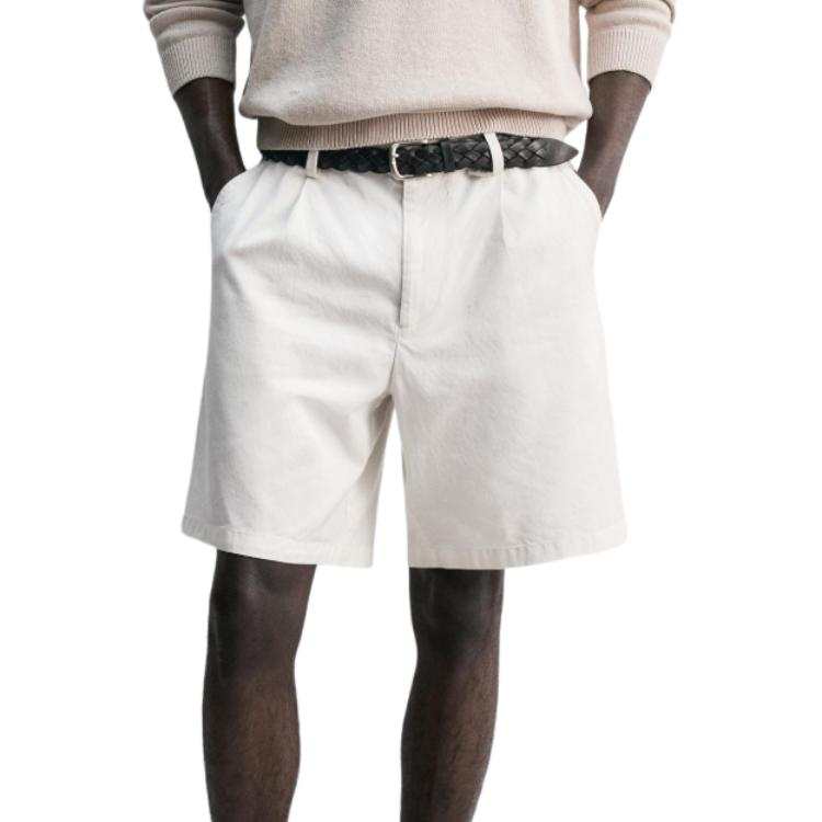 ZARA Casual Shorts Men's Frosted White