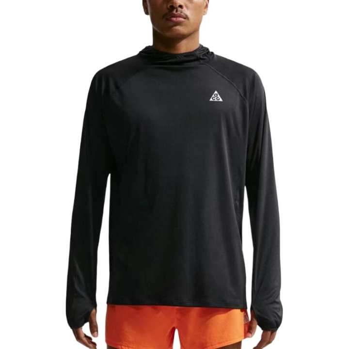 Nike Nike T Shirts Men's Black Hooded Non Detachable