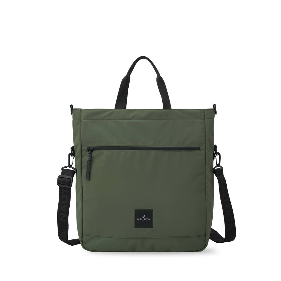 NAUTICA Fabric Handbag Large Unisex Green