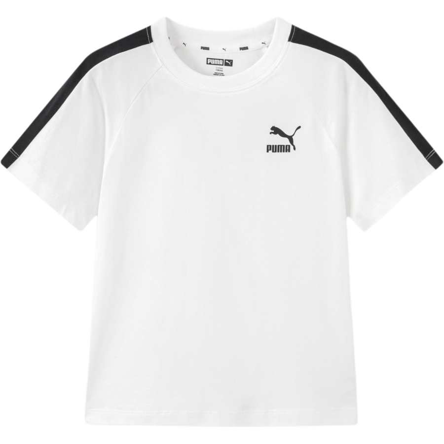 PUMA T7Sportstyle T Shirt Raw White Unisex