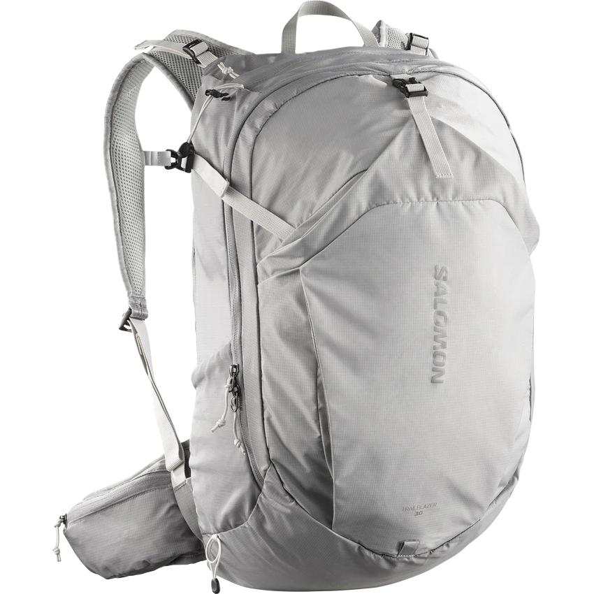 SALOMON 30L Outdoor Bags Nylon Silver Gray Unisex
