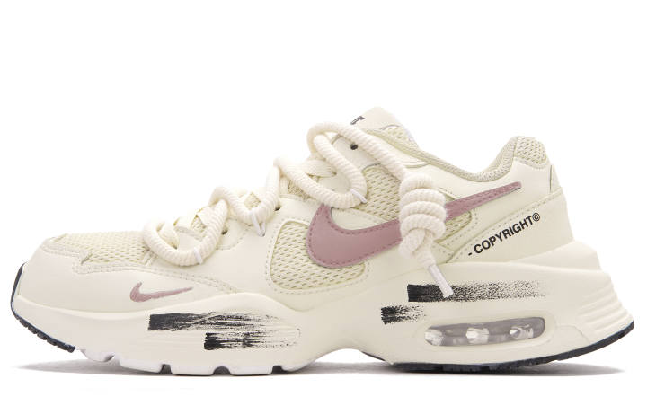 Nike Nike Air Max Fusion Low top Running Shoes Women's Pink Beige White
