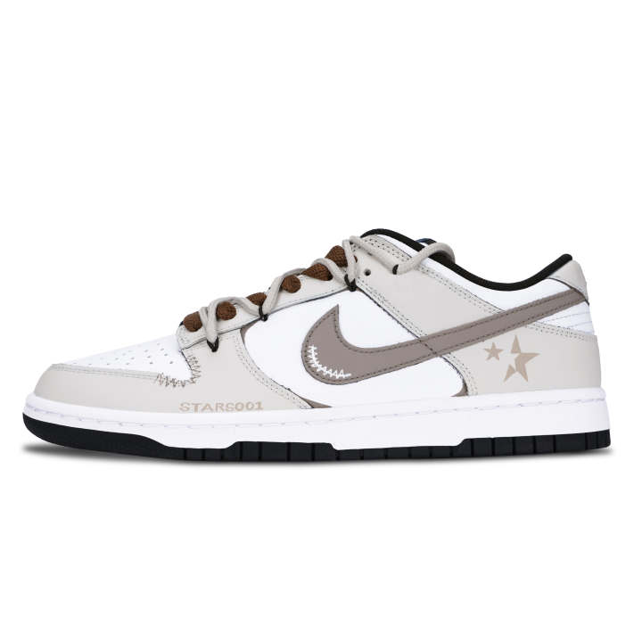 Nike Nike Dunk Black White, Star Order Brown Tone Leather Low top Skateboard Shoes Unisex Brown