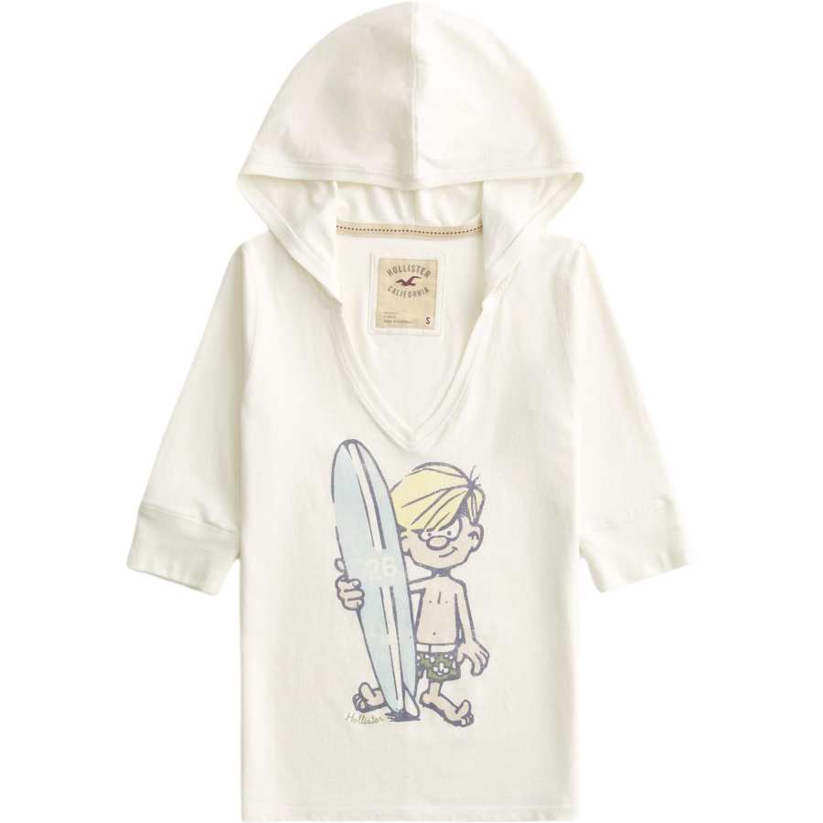 Hollister/ Knitwear Women's White V Neck Moderate