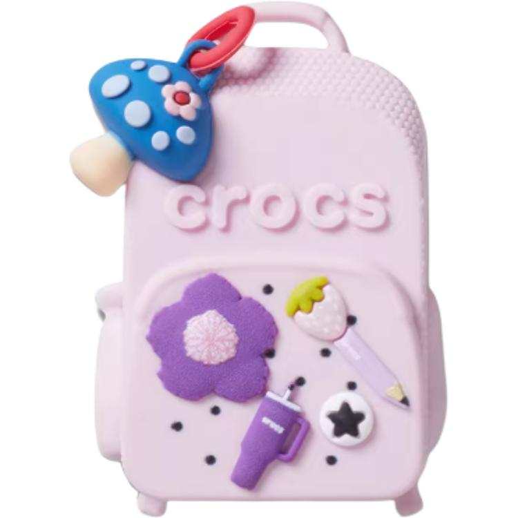 Crocs Crocs PVC Shoe Buckles Unisex Pink
