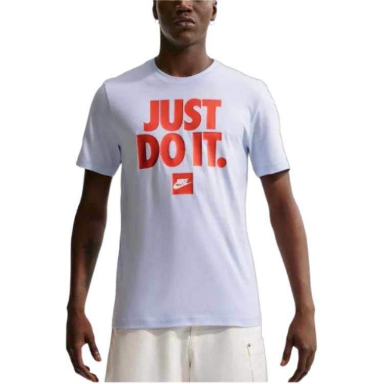 Nike Nike Sportswear T Shirts Men's Blue Crew Neck
