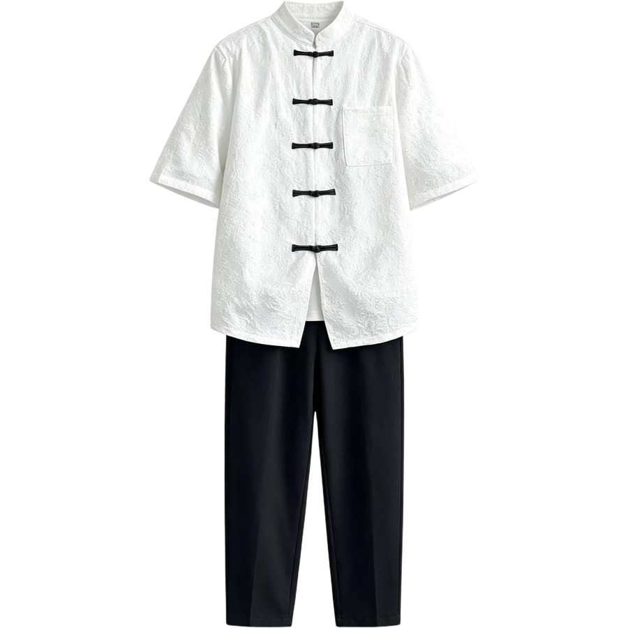 Lnga Landgre Casual Sportswear Men's Stand Collar Thin