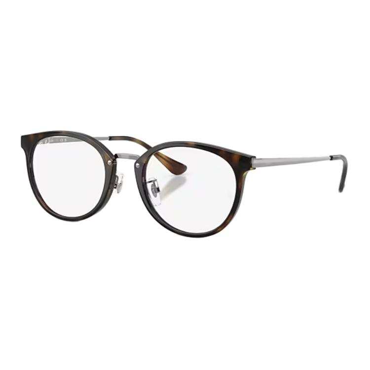 RayBan Nylon Round Prescription Glasses Unisex Tortoiseshell