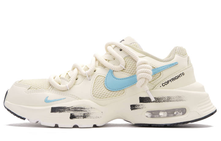 Nike Nike Air Max Fusion Low top Running Shoes Unisex Blue Beige White