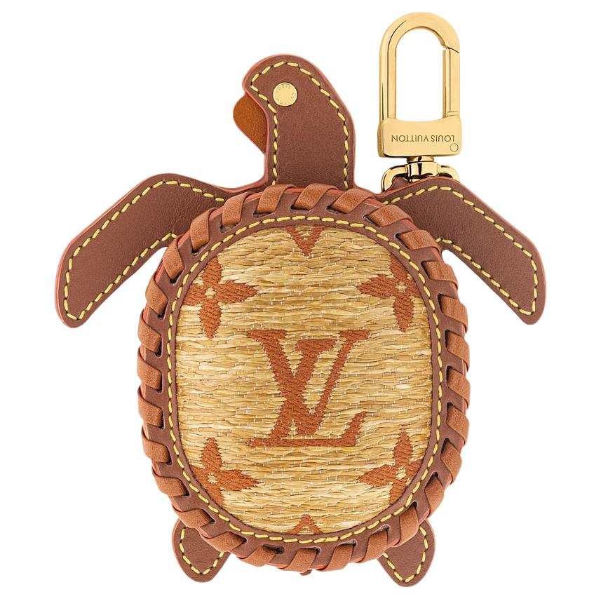 LOUIS VUITTON Canvas Charms Unisex Brown