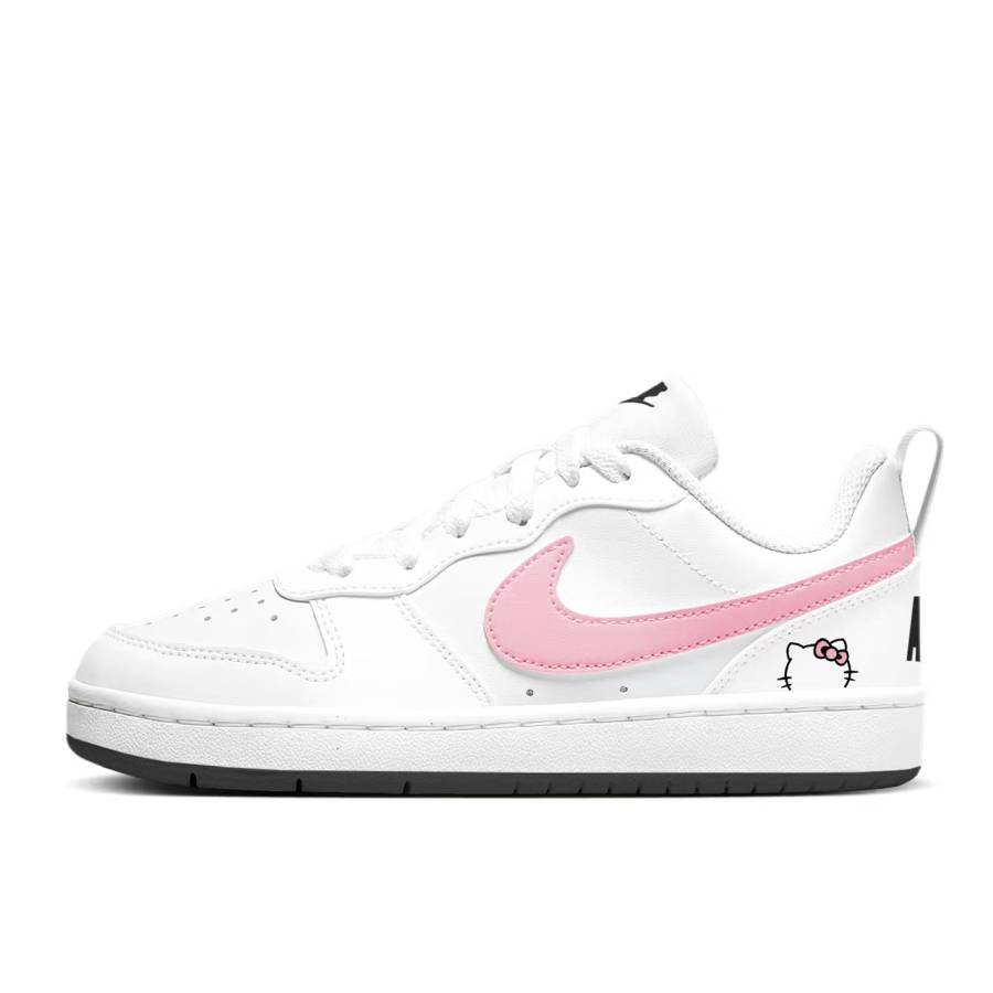 Nike Nike Court Borough Low top Skateboard Shoes Unisex Pink White