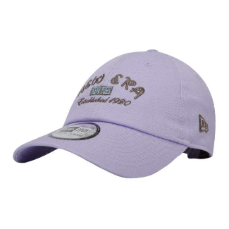 New Era Cotton Baseball Caps Unisex Purple