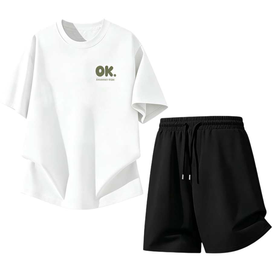 Lnga Landgre Casual Sportswear Men's Crew Neck Thin