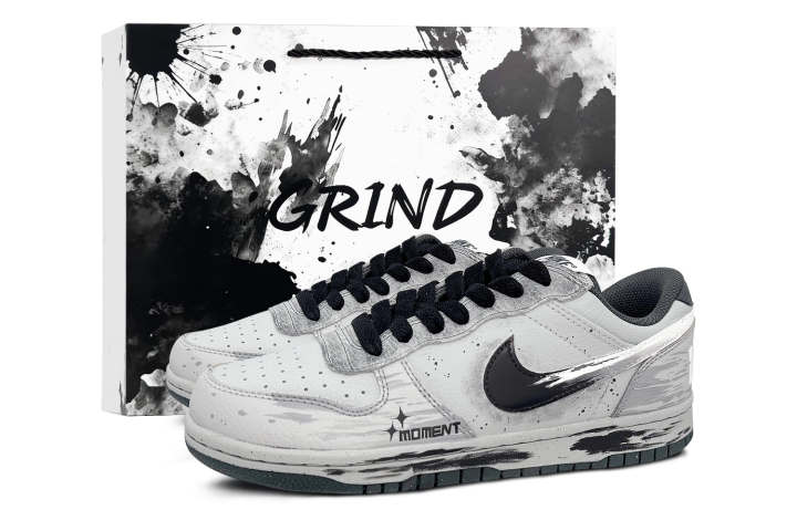 Nike Nike Big Low top Skateboard Shoes Men's Gray