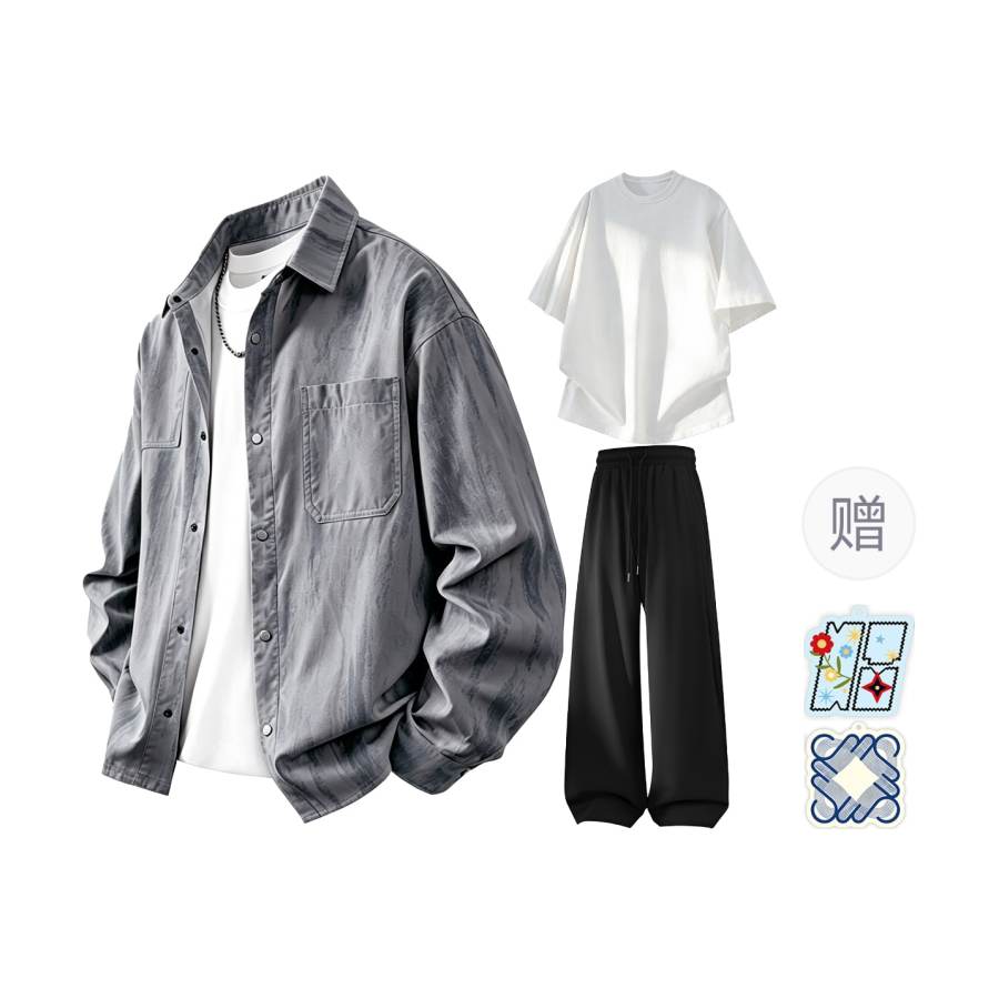 MIIOW MIIOW Shirt Matching Set Unisex