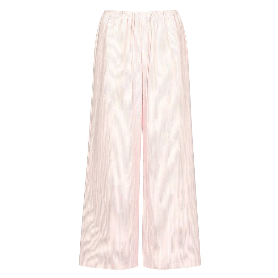 Aaisup Casual Pants Women's Light Pink Thin Straight Fit Pants