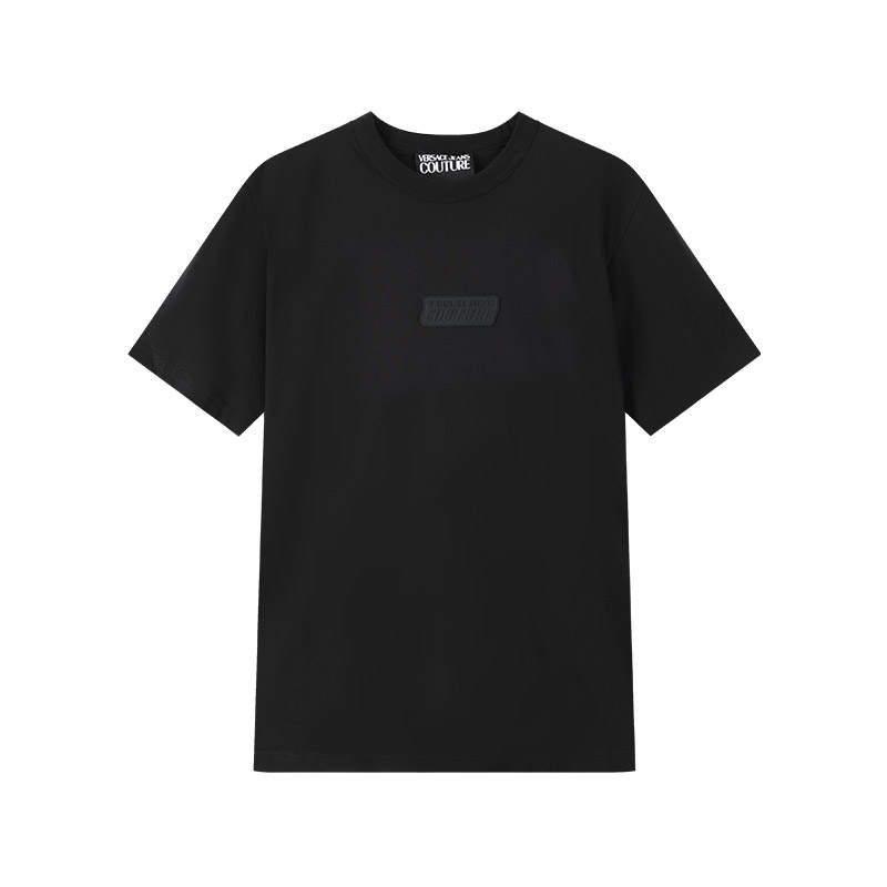 VERSACE JEANS COUTURE Short Sleeved T Shirts Men's Black