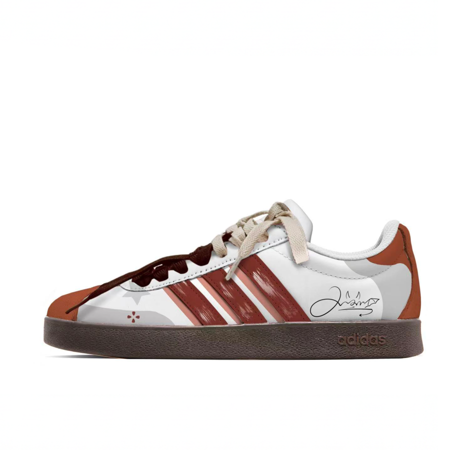 Adidas Adidas VL COURT 2.0 Fairy Low top Skateboard Shoes Unisex Red White