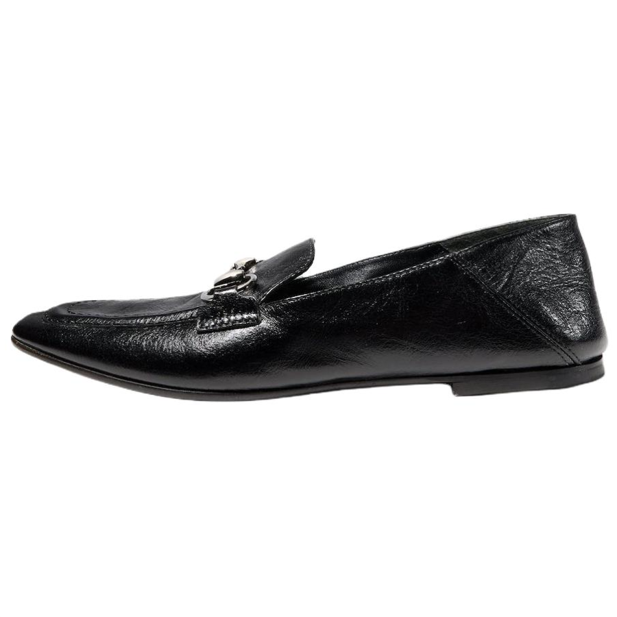 GUCCI Jordaan Casual Shoes 0.5cm Women's Black